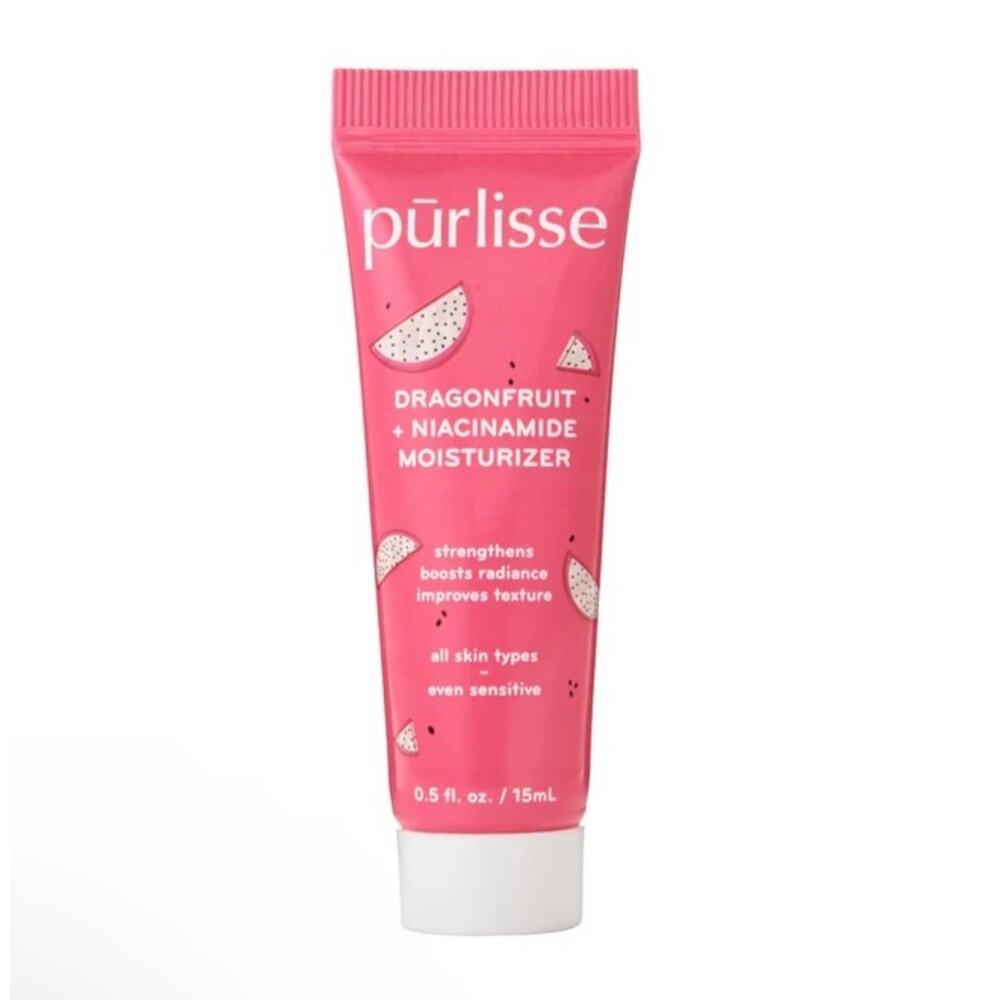 New Purlisse Dragonfruit + Niacinamide Moisturizer All Skin Types 0.5fl oz.